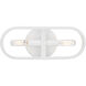 Carousel 2 Light 5 inch Matte White Wall Sconce Wall Light
